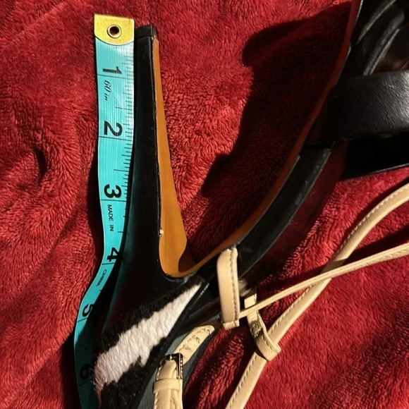 Gucci Pony hair printed stilettos  heels sandals Sz 10 - Picture 7 of 17